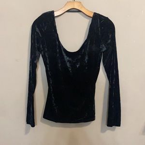 UO Kimchi Blue Velvet Top